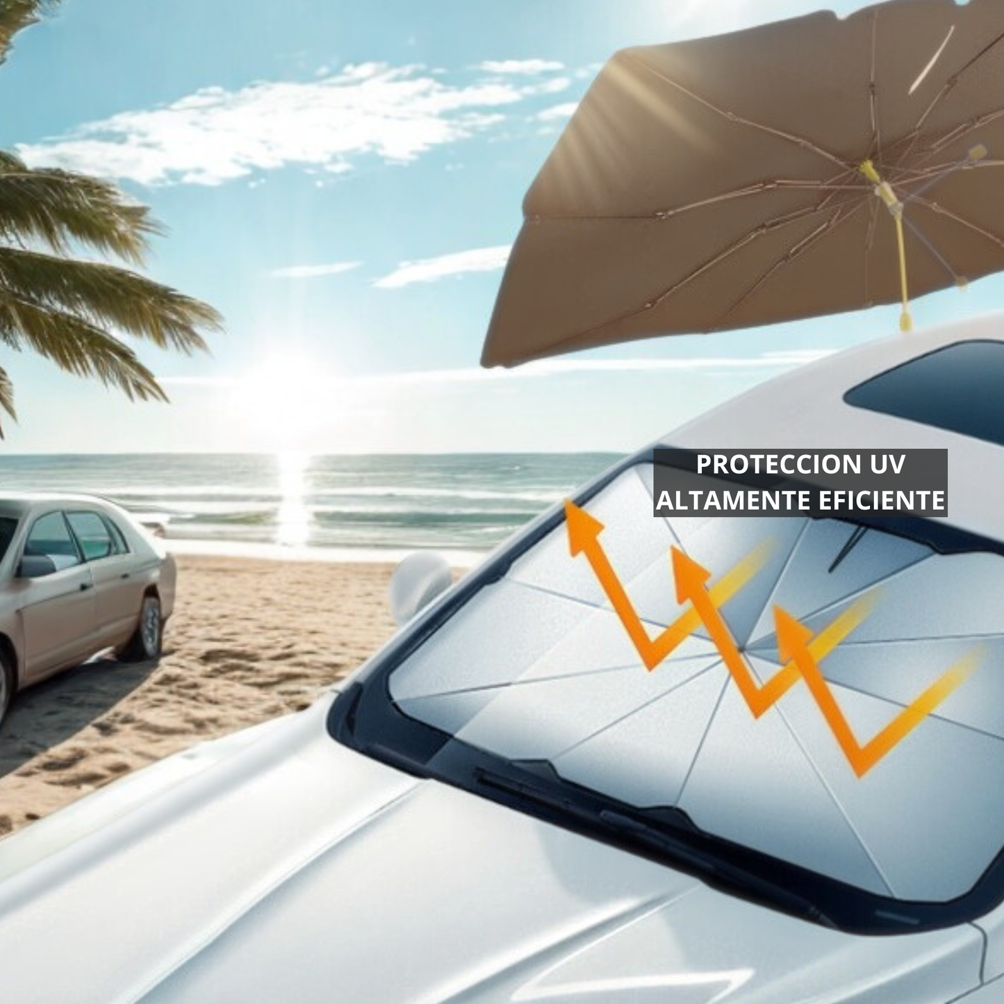 ParaSol 360™ — La forma más inteligente de evitar que tu auto se convierta en un horno bajo el sol.
