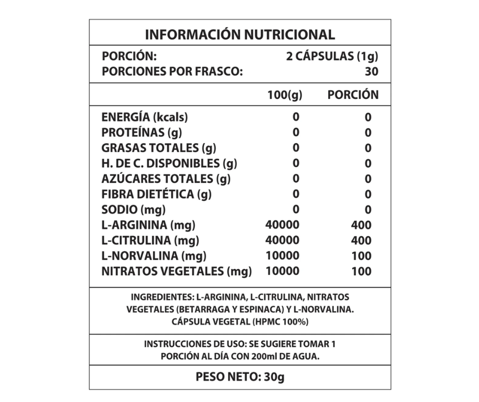 OXIDO NITRICO - VIDANOVA                                                                                                                 Potencia tu energía, mejora tu circulación y recupera tu vitalidad