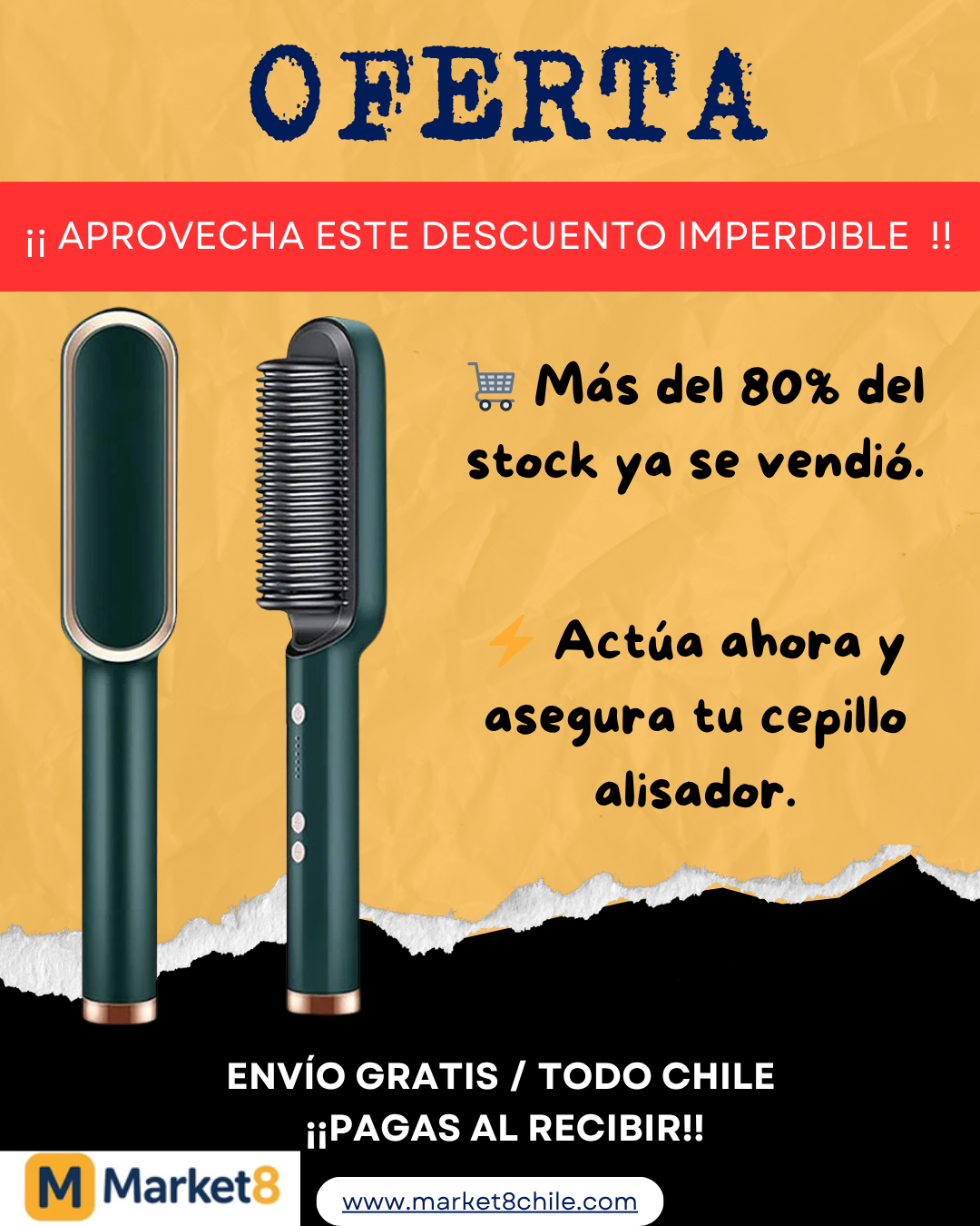 AirGlam™ – ¡Reduce el tiempo de alisado a la mitad!